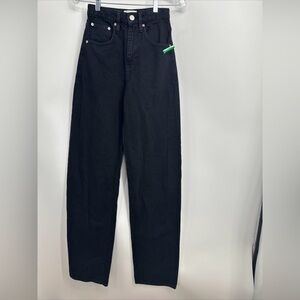 NEW Frame Jeans Womens 23 Black Skinny Boot Cut